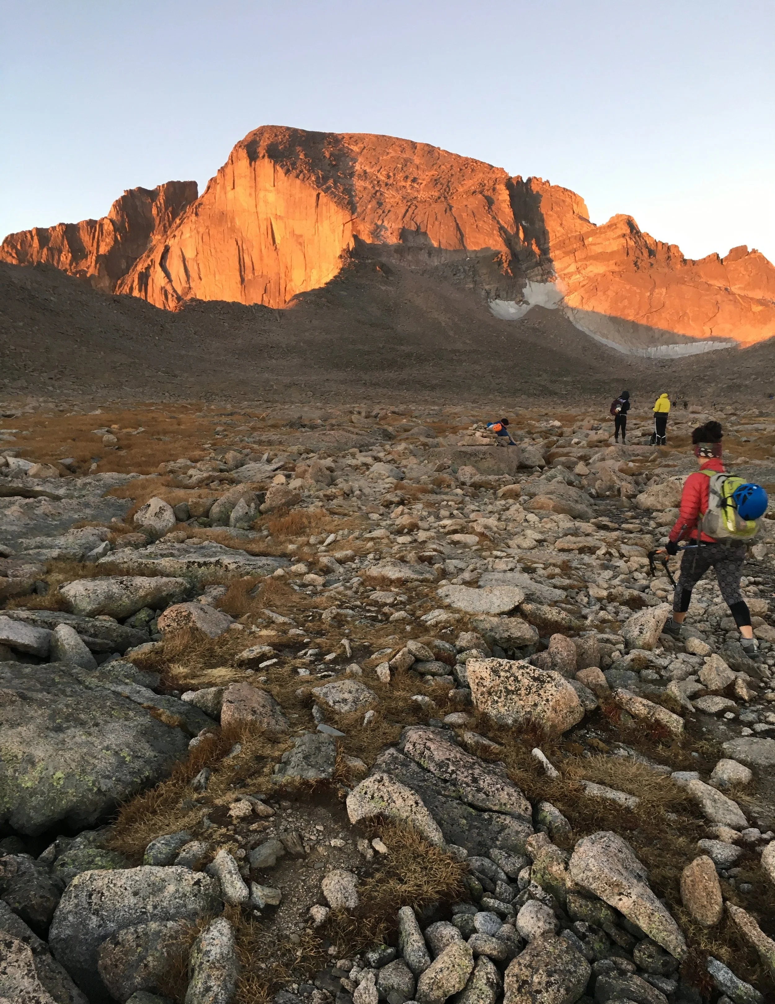 Constant snacks: the main reason why we wake up at 3 am and push our bodies up big mountains like this one.