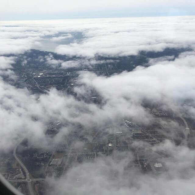 It&rsquo;s all about perspective, isn&rsquo;t it? Deserted airport terminals and flights on the way back&mdash;except for the Austin flight which was pretty full. Up that high above the clouds, it&rsquo;s calm. You can take a deep breath away from it