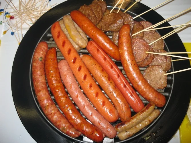 A slew of Zenner's sausages -- photo courtesy of Zenner's