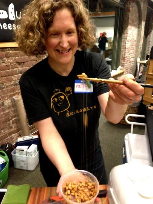 Festival veteran Heidi Nestler, owner of Pickled Things, sampled her sticky tasty natto at this year’s fest and…