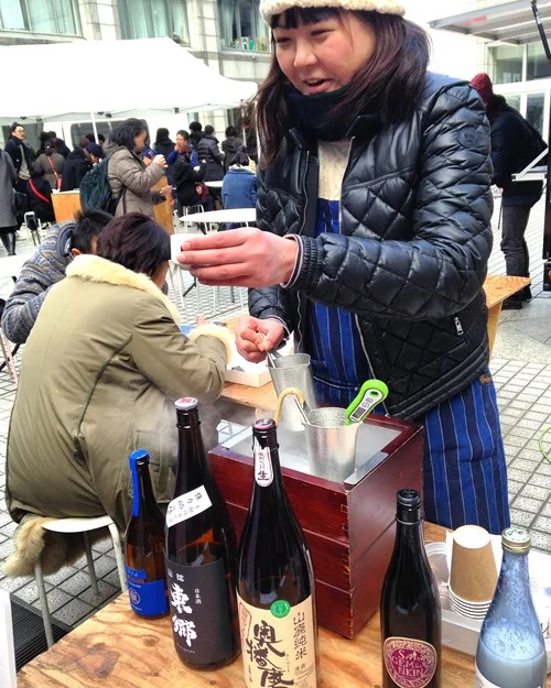 First stop, hot sake! Just what the Dr. ordered.