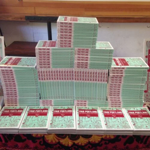 Mount Fuji-sized stack of True Portland!