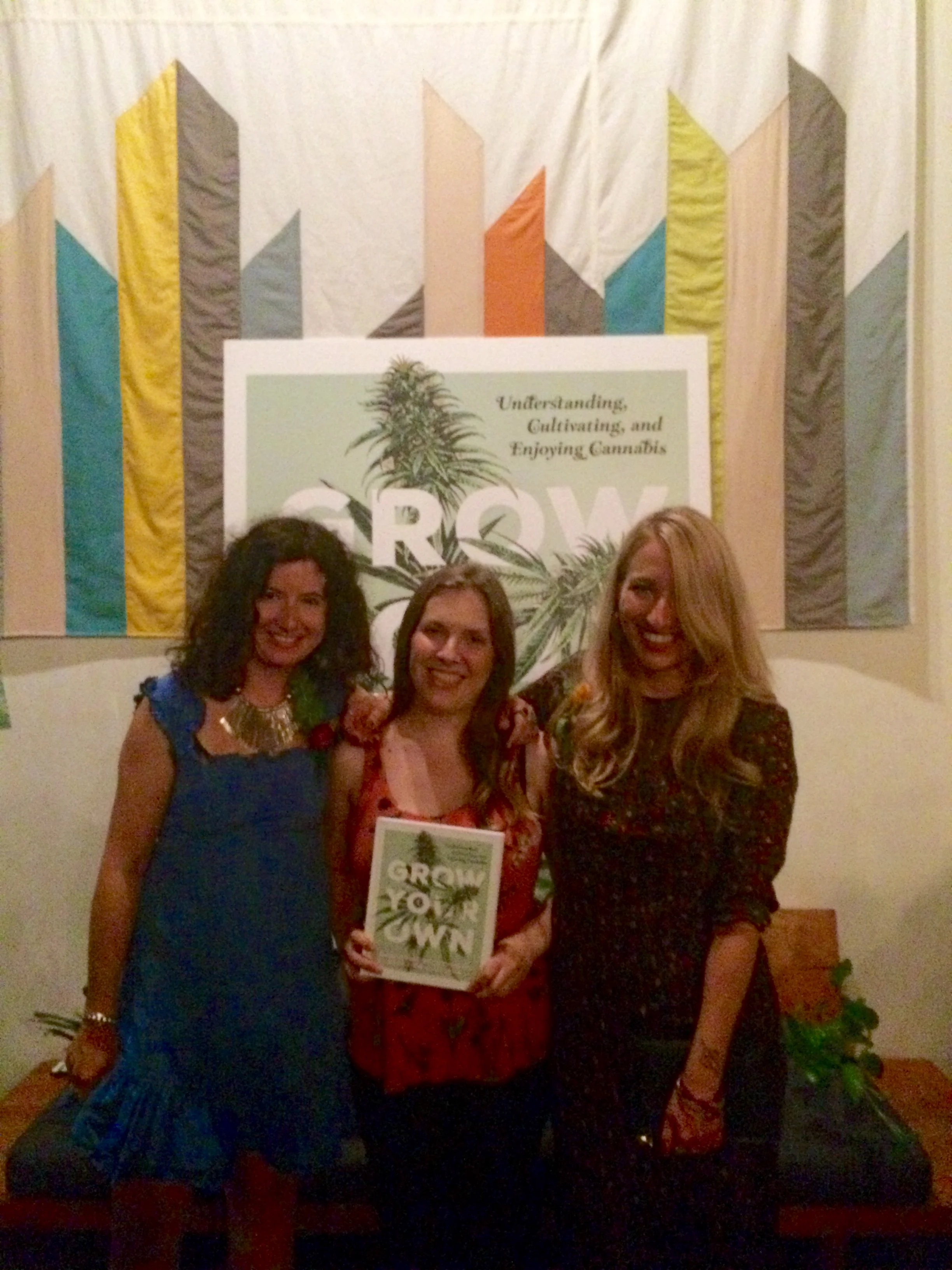 Me, Sabrina and Nichole. The three of us worked for weeks to make this awesome Grow Your Own launch party happen. Couldn't be happier with the end result.