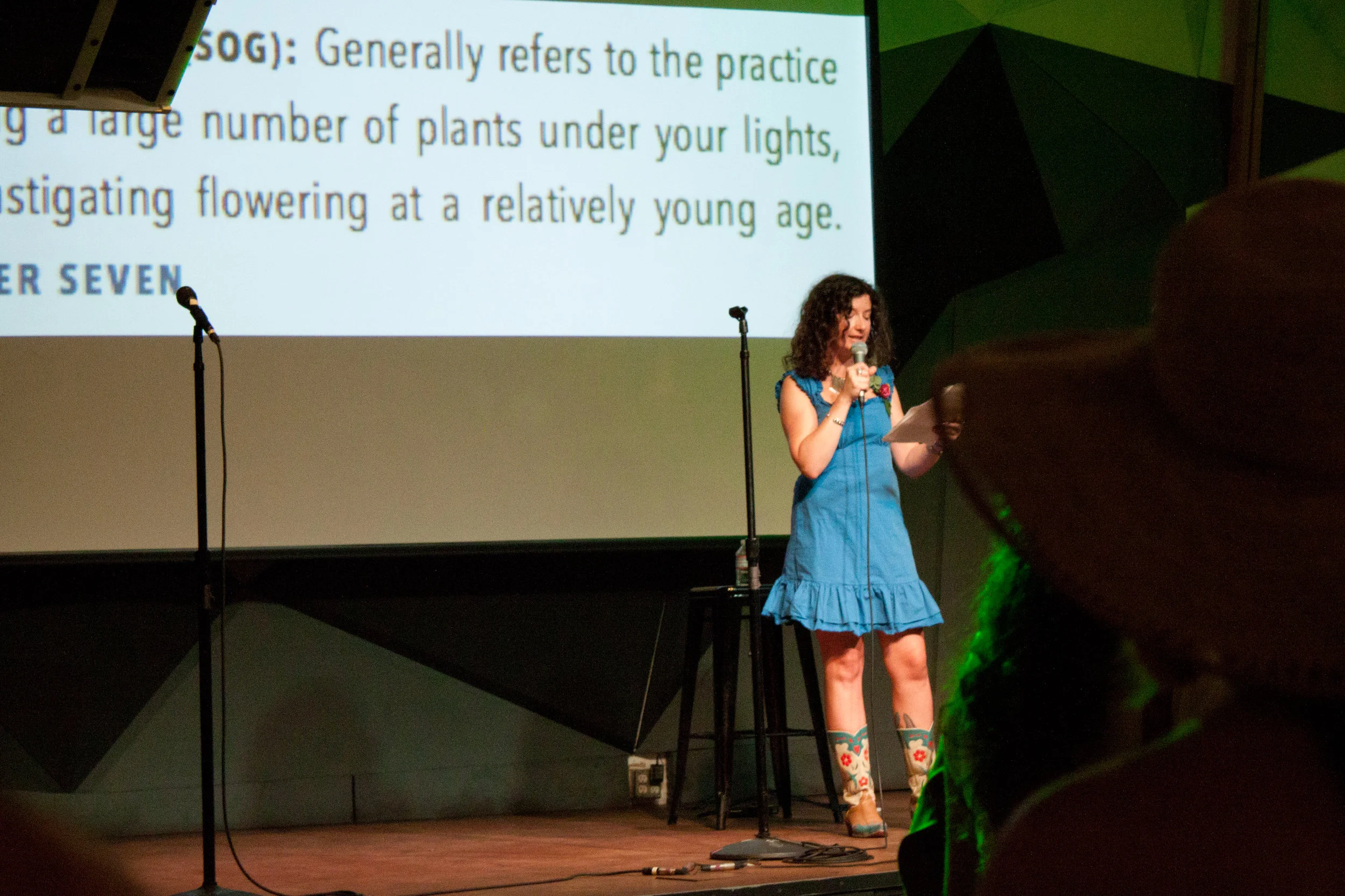 It was really fun to play emcee for the night.