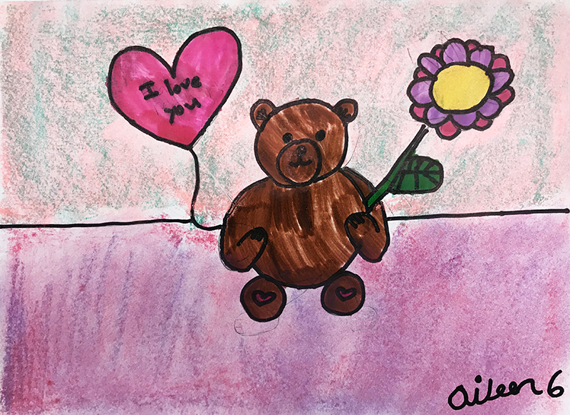 Teddy Bear by Aileen, age 6