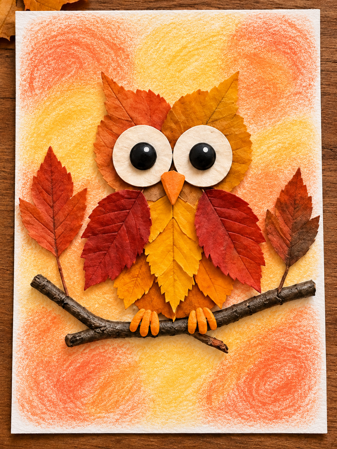 Autumn Leaf Owl on Chalk Pastels.png
