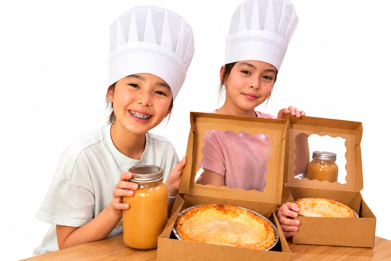 Young Chefs with Homemade Pies and Sauce.png