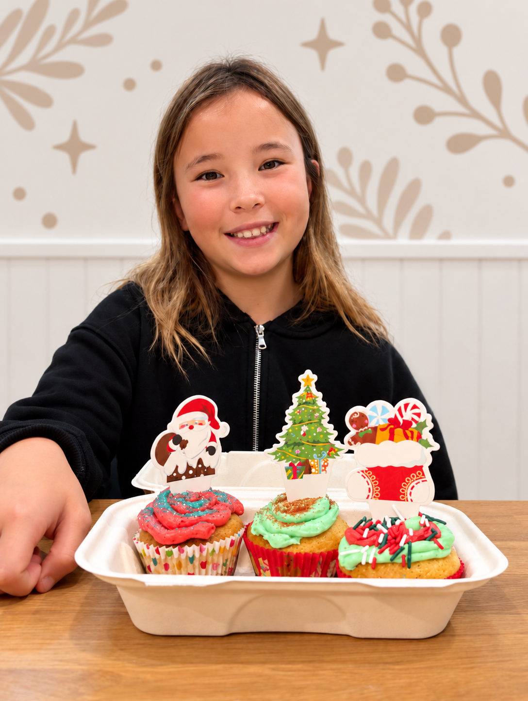 Festive Cupcakes with Smiling Baker.png
