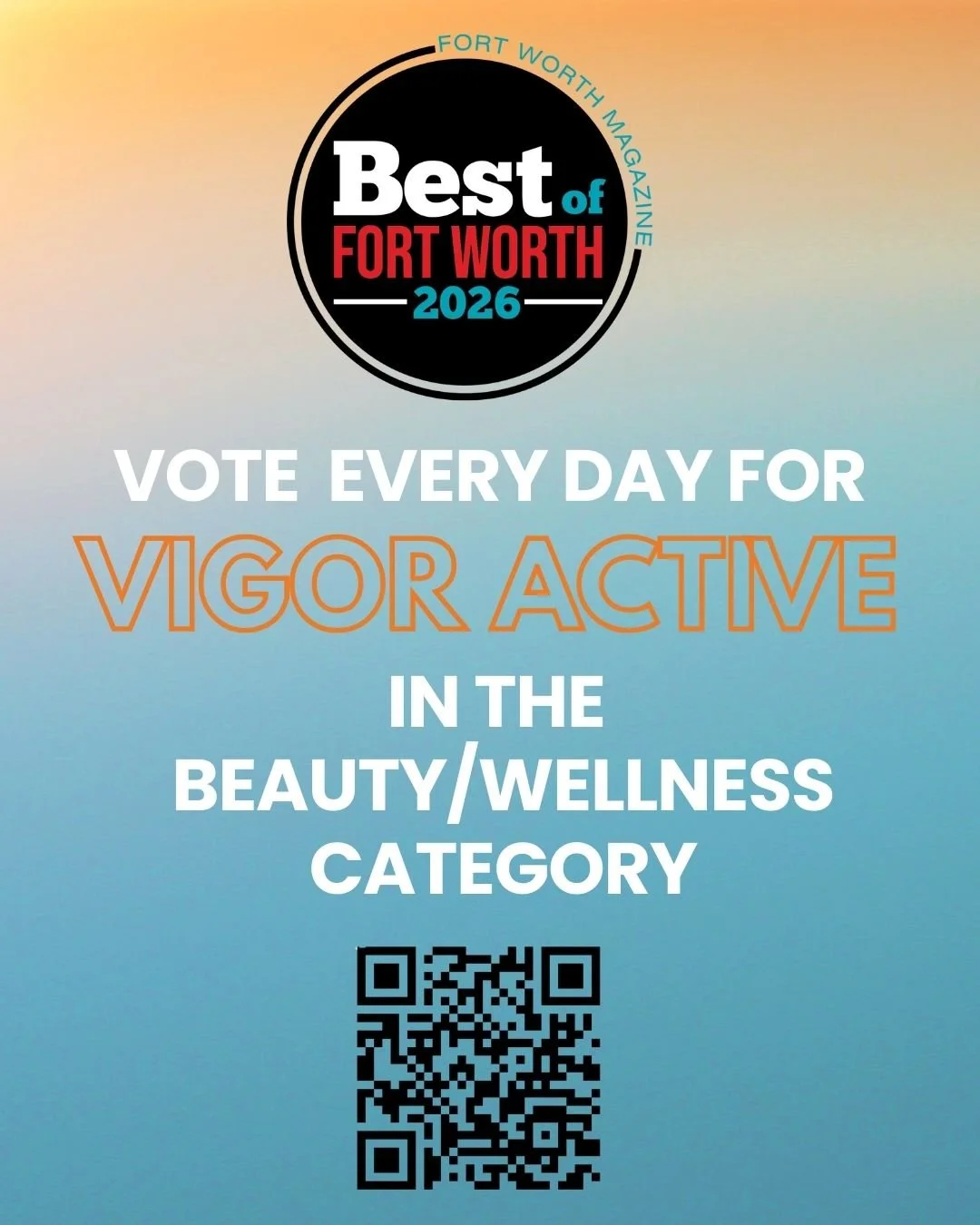 Vote for VIGOR in Best of Fort Worth in the Beauty/ Wellness Category! 🎉

https://fwtx.com/best-top/best-of/best-of-voting#//

Share with friends and family and vote every day!🔥🔥

#bestofFTW #BestofFortWorth #FWMagazine #bestgym #fortworthgym