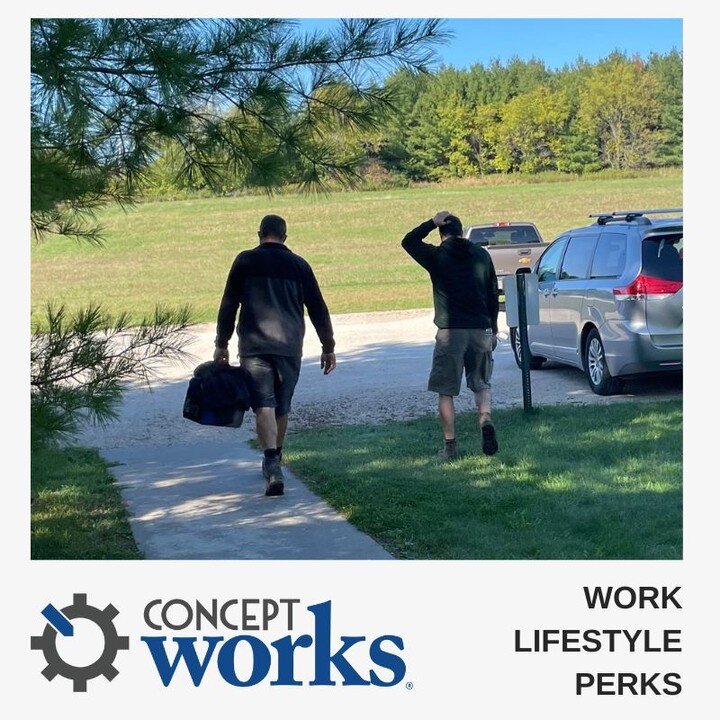 ConceptWorks' employees are opting to leave early this morning! 

When efficiency goals are met, employees earn this GREAT incentive: Work nine hours M-Th and just four hours on Friday.  It's a win-win!

 #important #jobperks