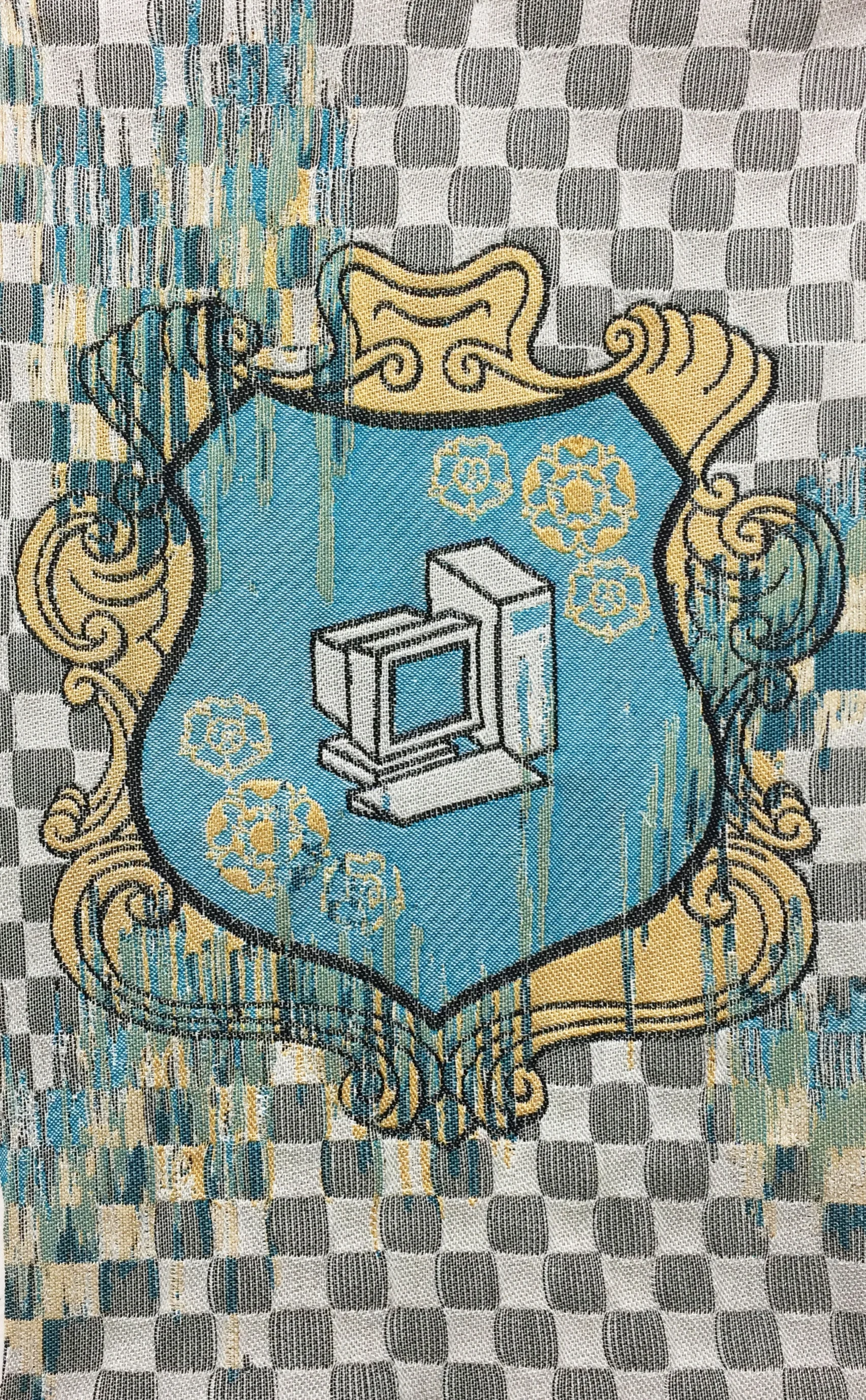  Jacquard woven tapestry, created using Nedgraphics software. 