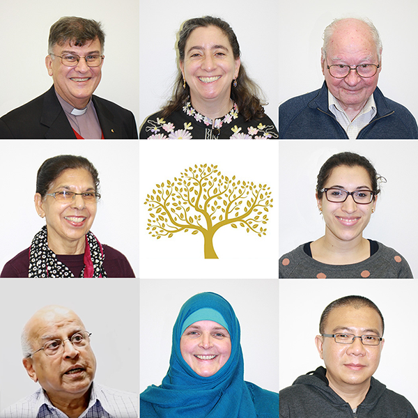 Educators Lynn Arnold, Shoshana Kaminsky, Dr Lewis O'Brien, Balbir Kaur, Dilip Chirmuley, Kathryn Jones, Patrick Lim