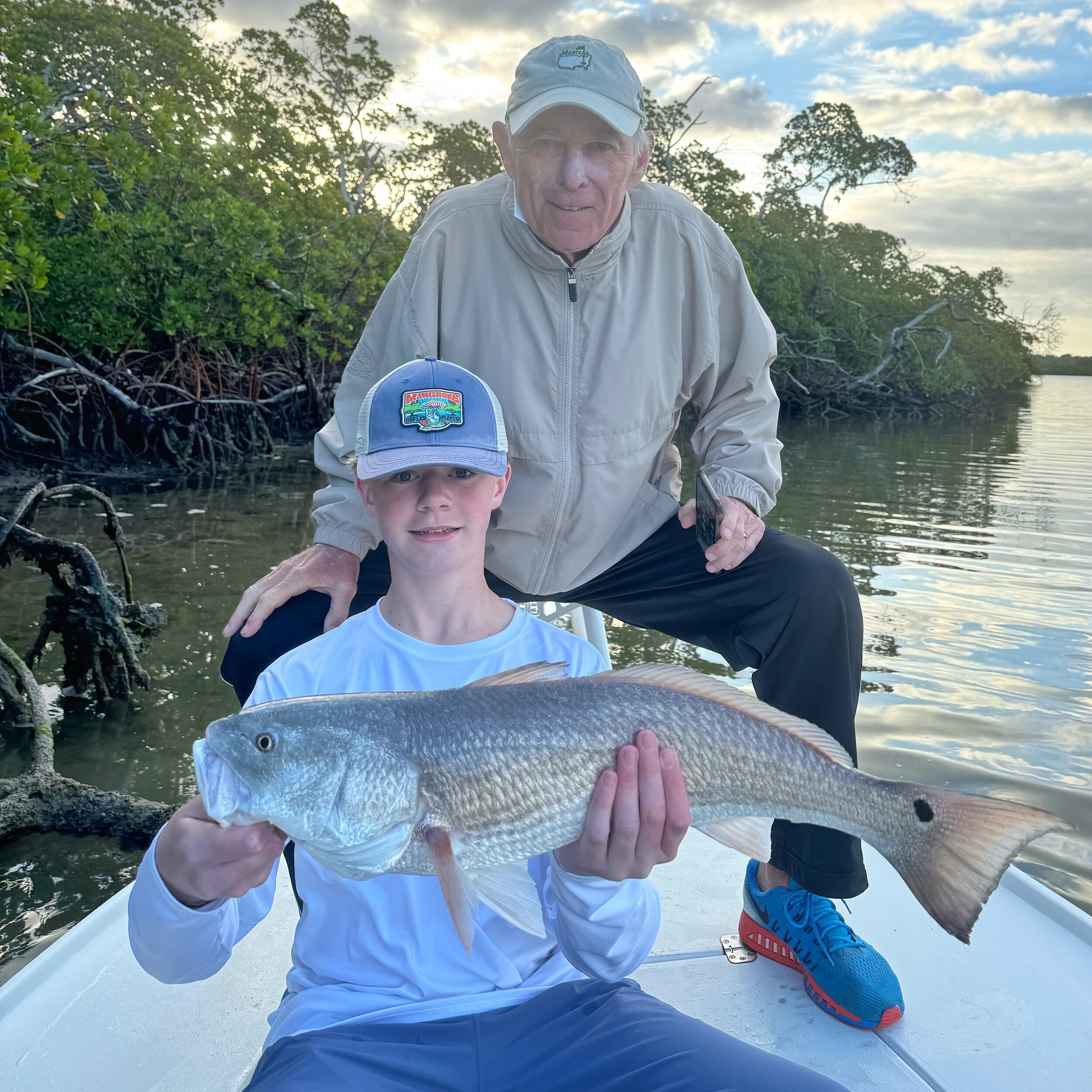 Making memories with Pops #redfish #evergladesangler #gloomis #shimano @mangroveoutfitters