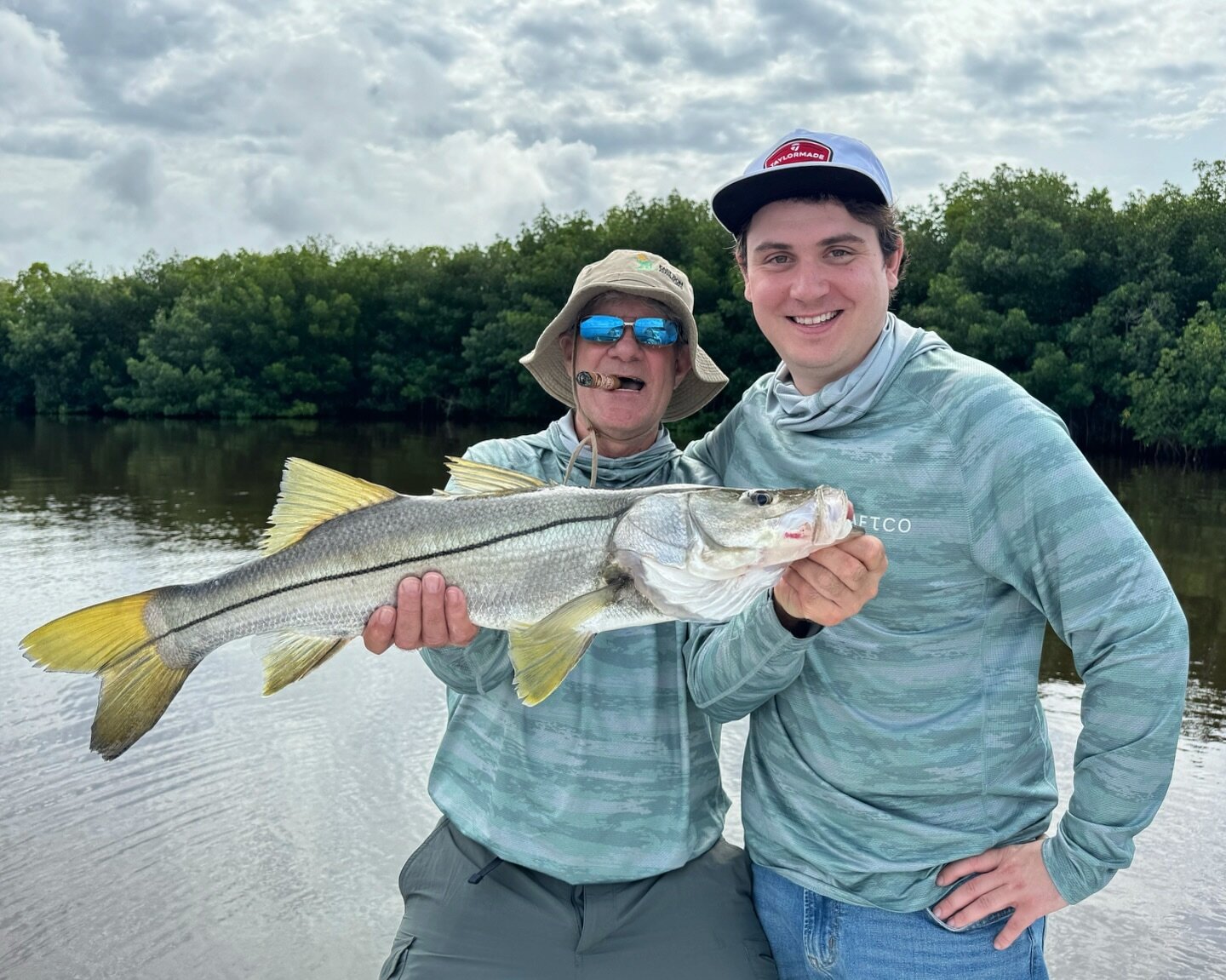 Father and son duos always a good time  #snook #gloomis #shimano #blacksnookmatter #naples #evergladesangler #everglades