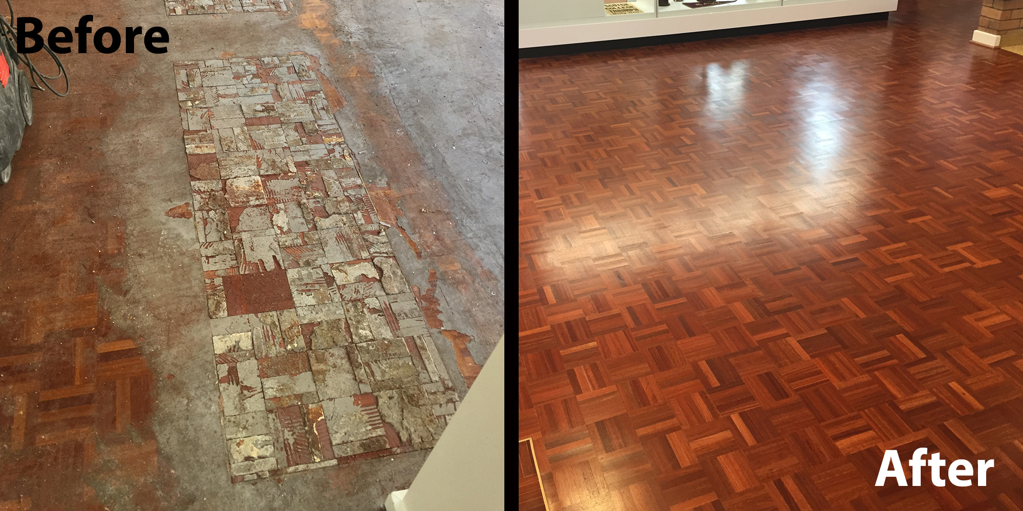 damaged timber floor pattern rebuilt and fixed by WA Hardwood Floors