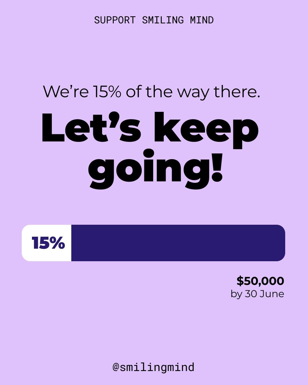 We&rsquo;re 15% of the way to our $50,000 goal &mdash; let&rsquo;s keep going! 💛

Every dollar helps more families access free, proactive mental fitness tools &mdash; before challenges become crises.

Together, we can make sure every child has the s