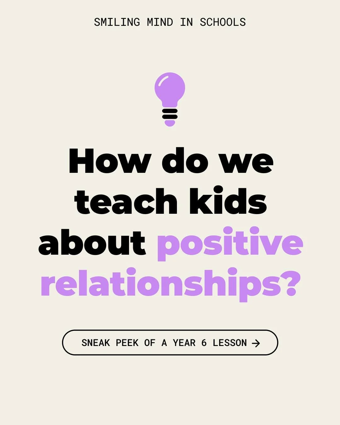 Two in three young Australians report feeling lonely*, despite being surrounded by people most days. 💔

Skills like empathy, communication and connection are key to our mental wellbeing, and the earlier we build these skills, the better. Just like w