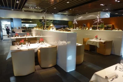 lufthansa first class terminal resturant 