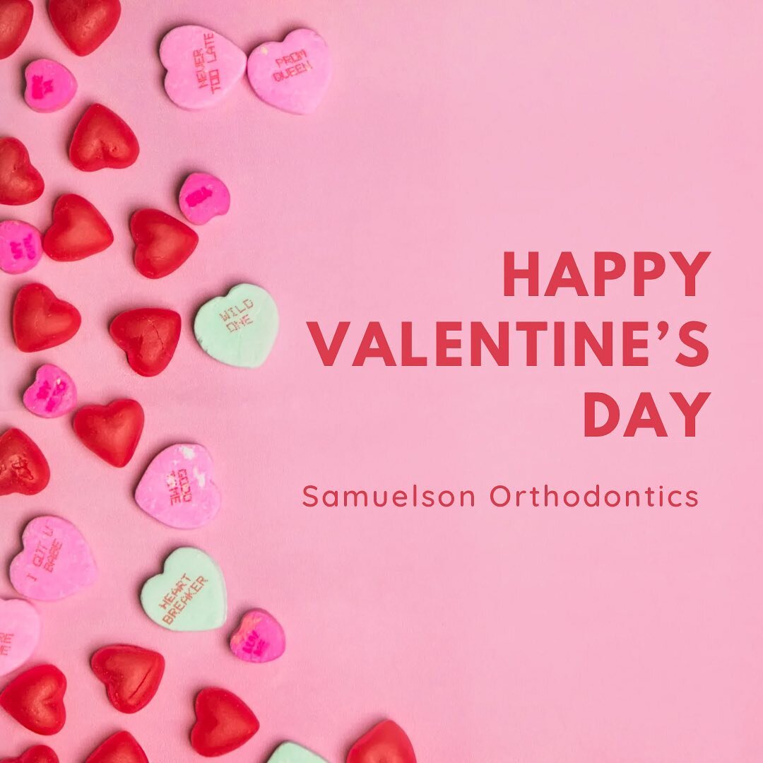 Happy Valentine&rsquo;s Day! 💕❤️🤍 Hope you have a wonderful day with your loved ones! 

#samuelsonorthodontics
