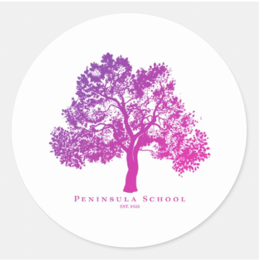 Peninsula Gradient Sticker