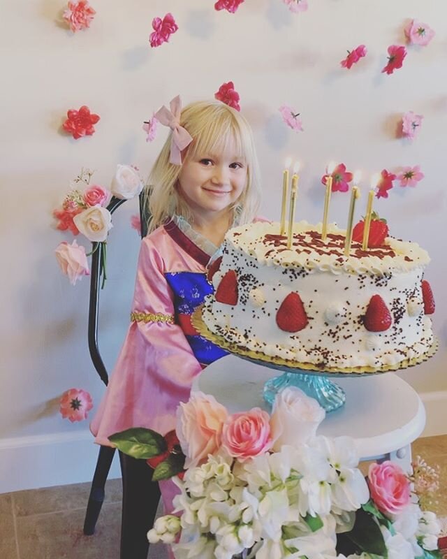 🌸 Happy 5th Birthday to our sweet Charlotte! Birthdays ALWAYS call for two cakes! To see how she&rsquo;s grown 👉🏻 #charlottepearlsbirthday 🌸🌸 A special &ldquo;Grazie mille&rdquo; to @andreoliitaliangrocer for making her amazing cake 🇮🇹