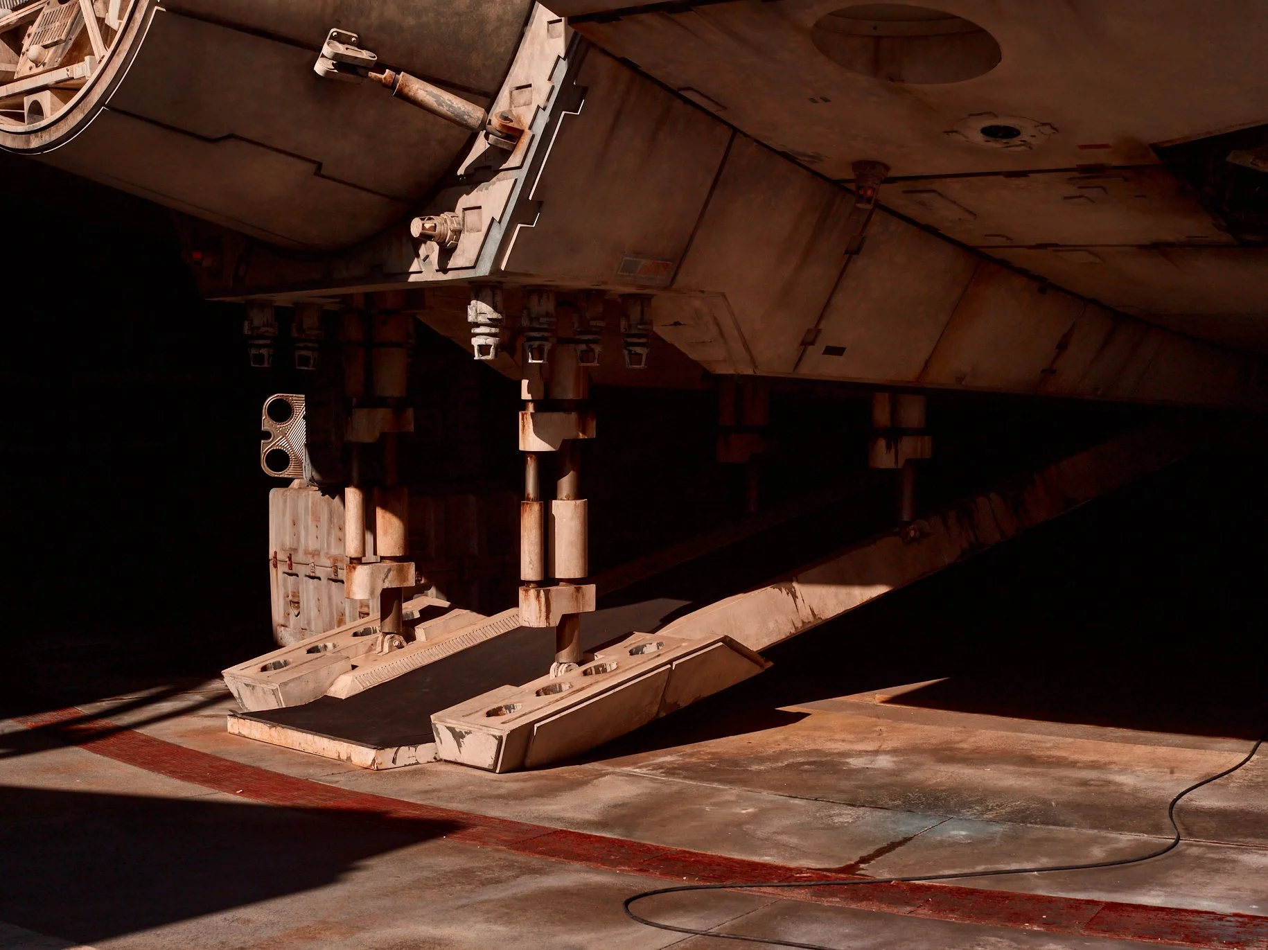 The cargo door on the Millennium Falcon is open! Let’s grab it and have an adventure!