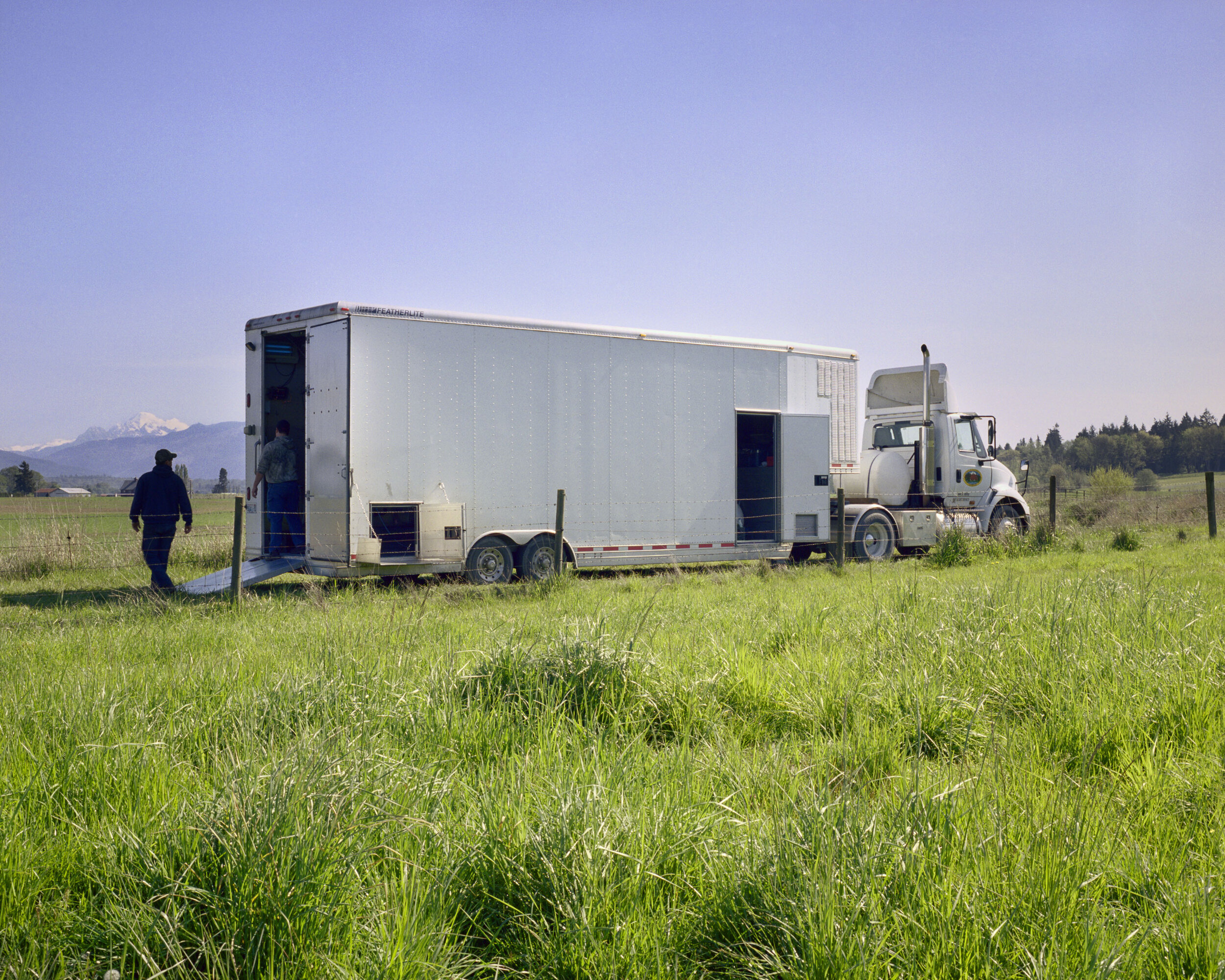 Mobile Slaughter Unit for California Sunday Magazine