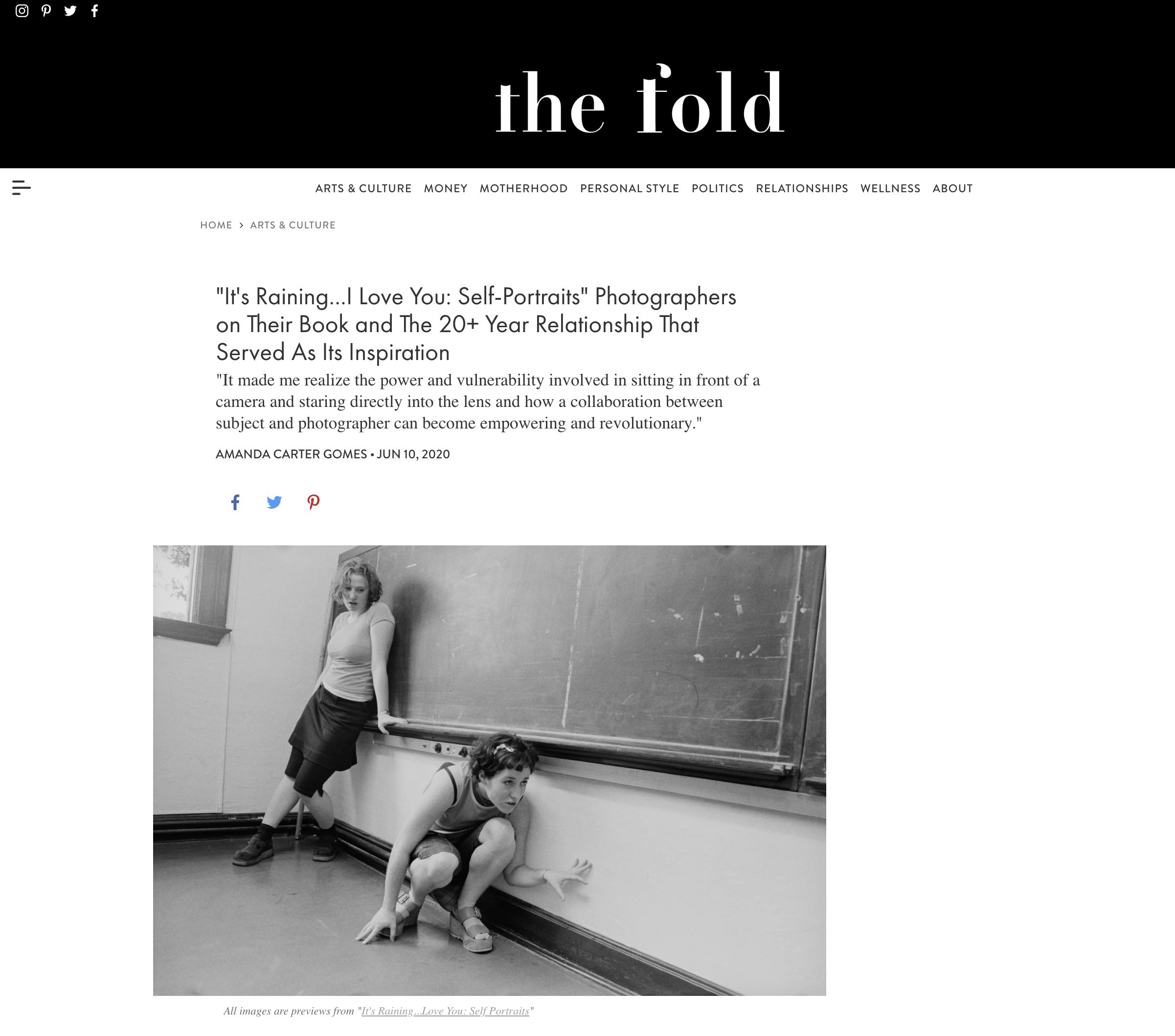   Link to full interview on The Fold Mag  
