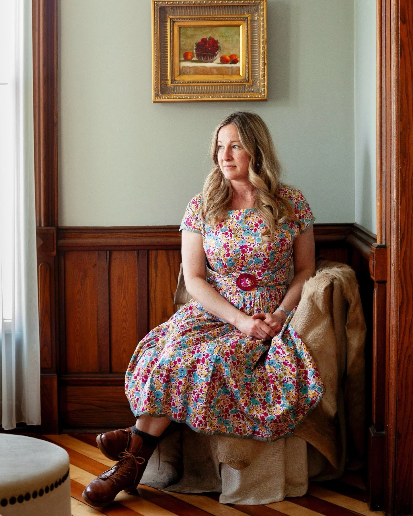 What a joy to photograph Lucinda Eden of Balcom Court for Artists and Makers of The Gatehouse. She makes jams and preserves in small batches from locally sourced berries and fruit. Here she was making a special batch of Haskap jam. The Hasksp or hone