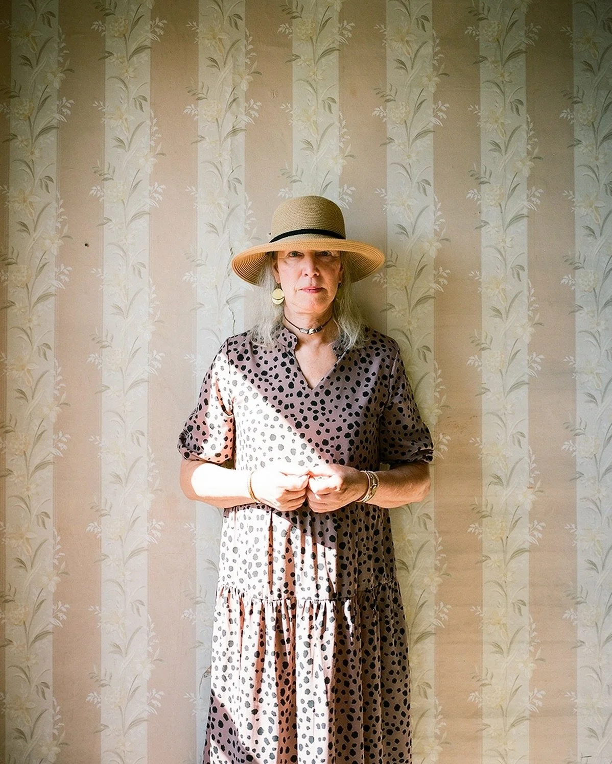 Chai, 2025 🖤 Happy Birthday Chai! 75 looks good on you!

This is one of very few portraits I took this year with my Mamiya and through some cosmic connection the pose matches one of Emily&rsquo;s, my two favorite models. 

#mamiya7 #kodakportra400 #