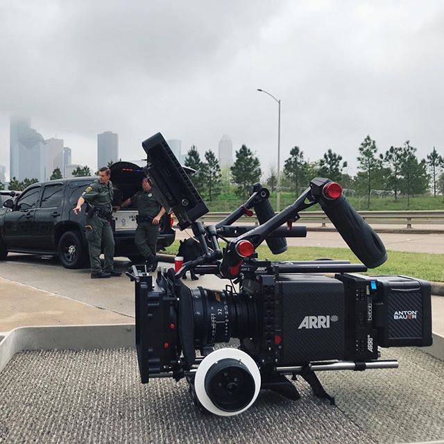 69&deg; // 30% Chance of Rain | 180319 On location with @branchmediainc and the HPD K-9 Unit. #arrialexa #arrialexamini #arriultraprime #antonbauer #smallhd #shapewlb #houstonfilmcrew #houstonproduction