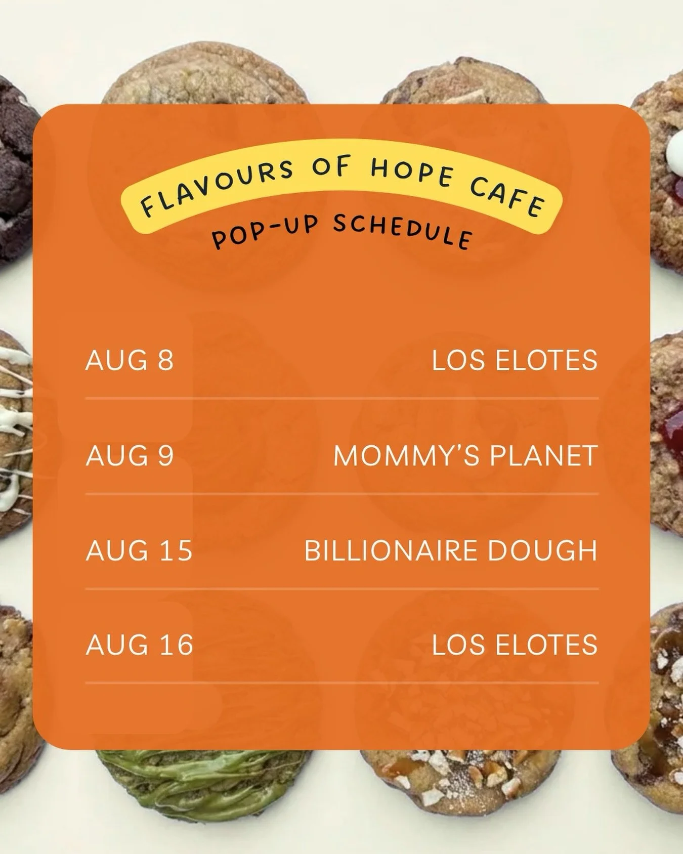 🌞Summer pop-ups are back at Flavours of Hope Cafe! ​🎉

All August, we&rsquo;re welcoming BIPOC-owned food businesses into the cafe for a rotating pop-up series at @granvilleisland_publicmarket. Each weekend brings a new menu, new flavours, and new 