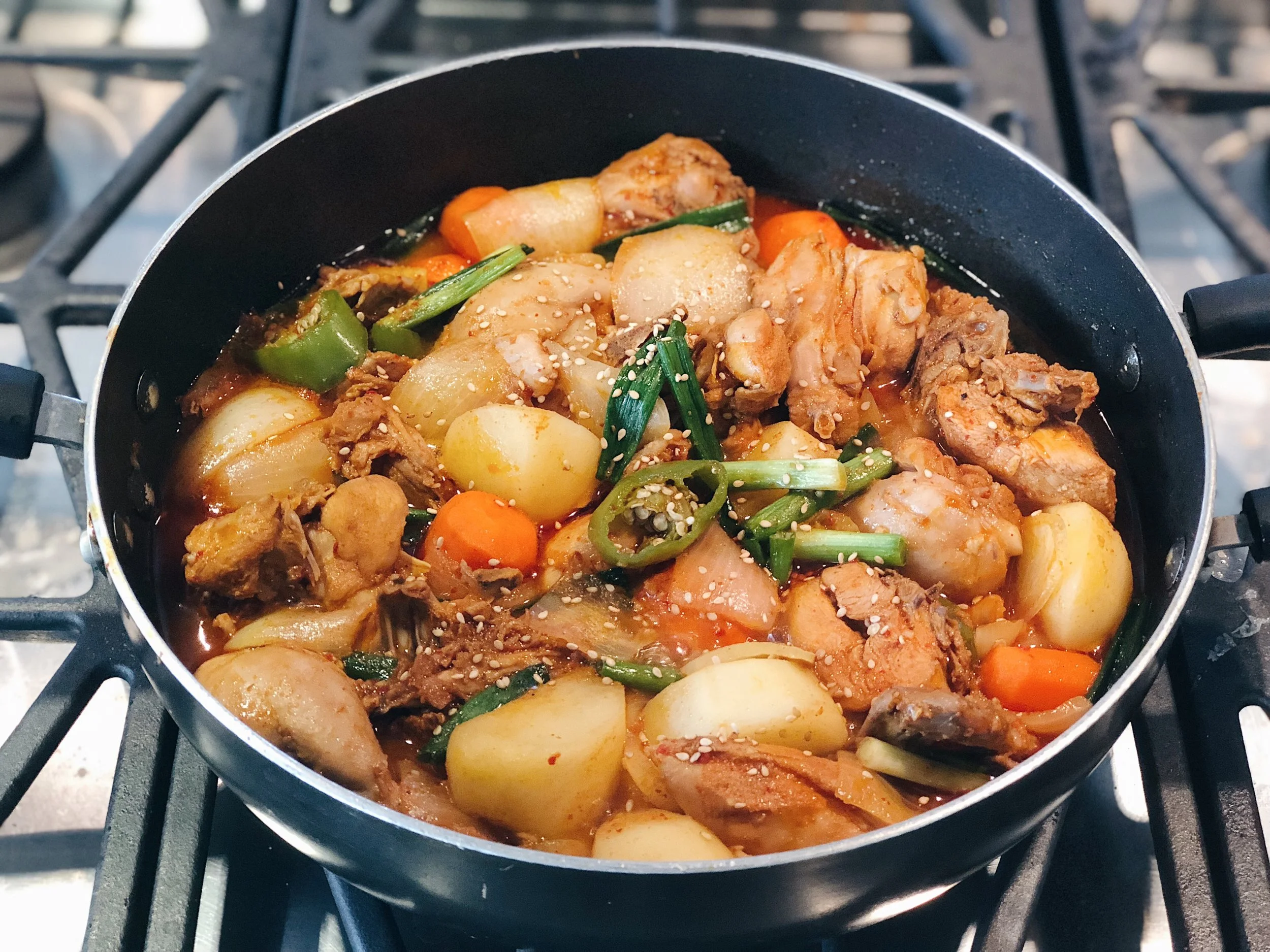 Spicy Braised Chicken Stew