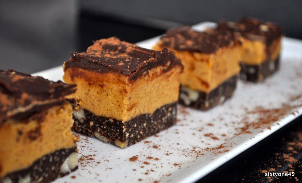 Pumpkin Nanaimo Bars by sixtyone45