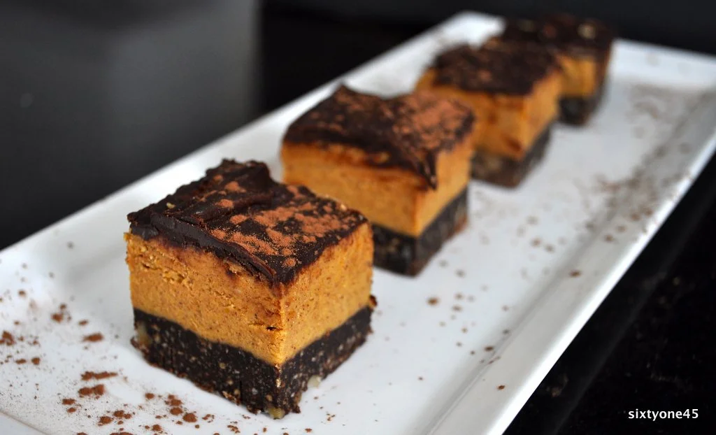 Pumpkin Nanaimo Bars by sixtyone45