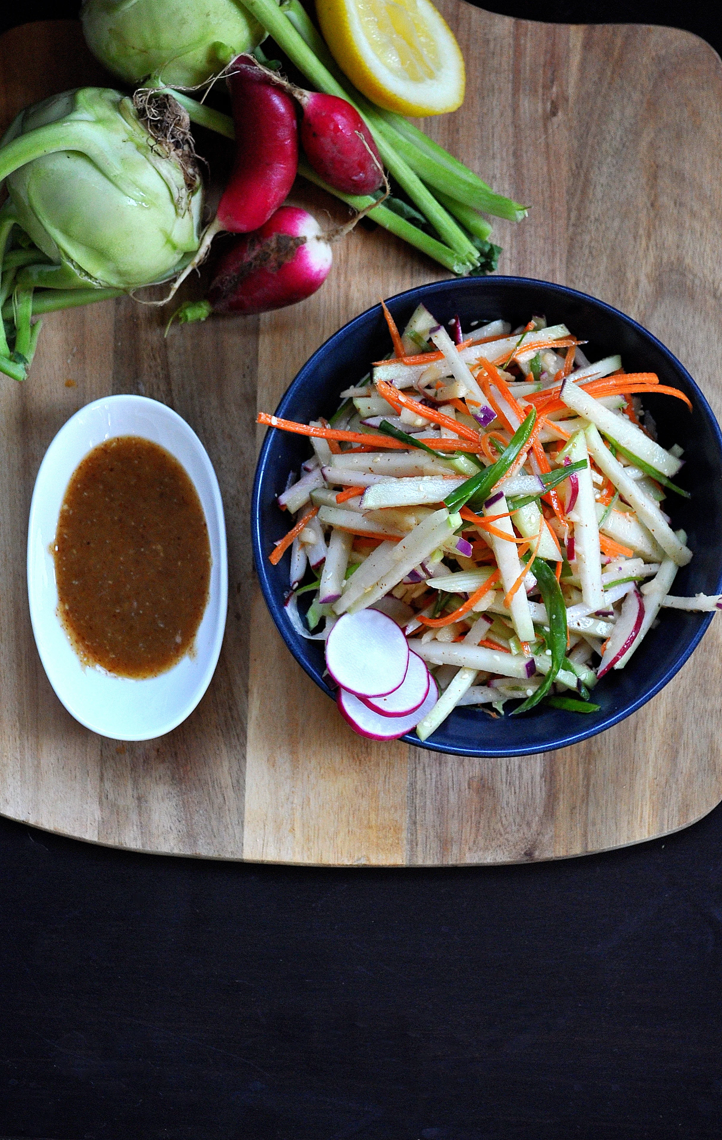 Apple and Kohlrabi Salad