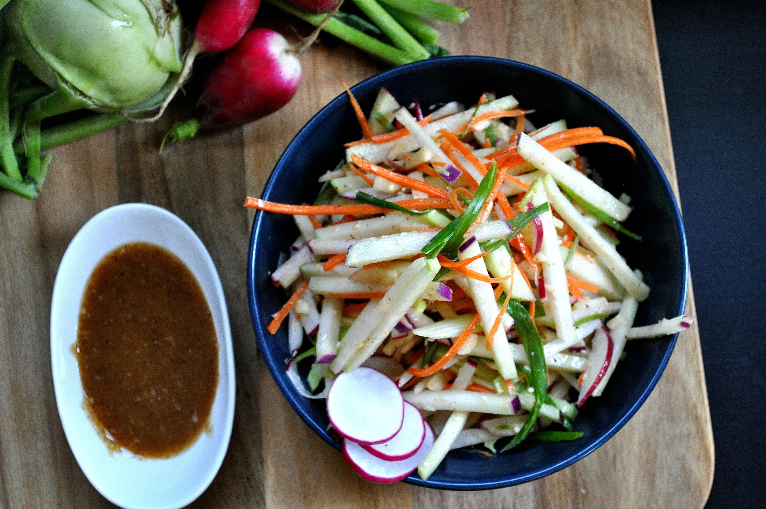 Apple and Kohlrabi Salad