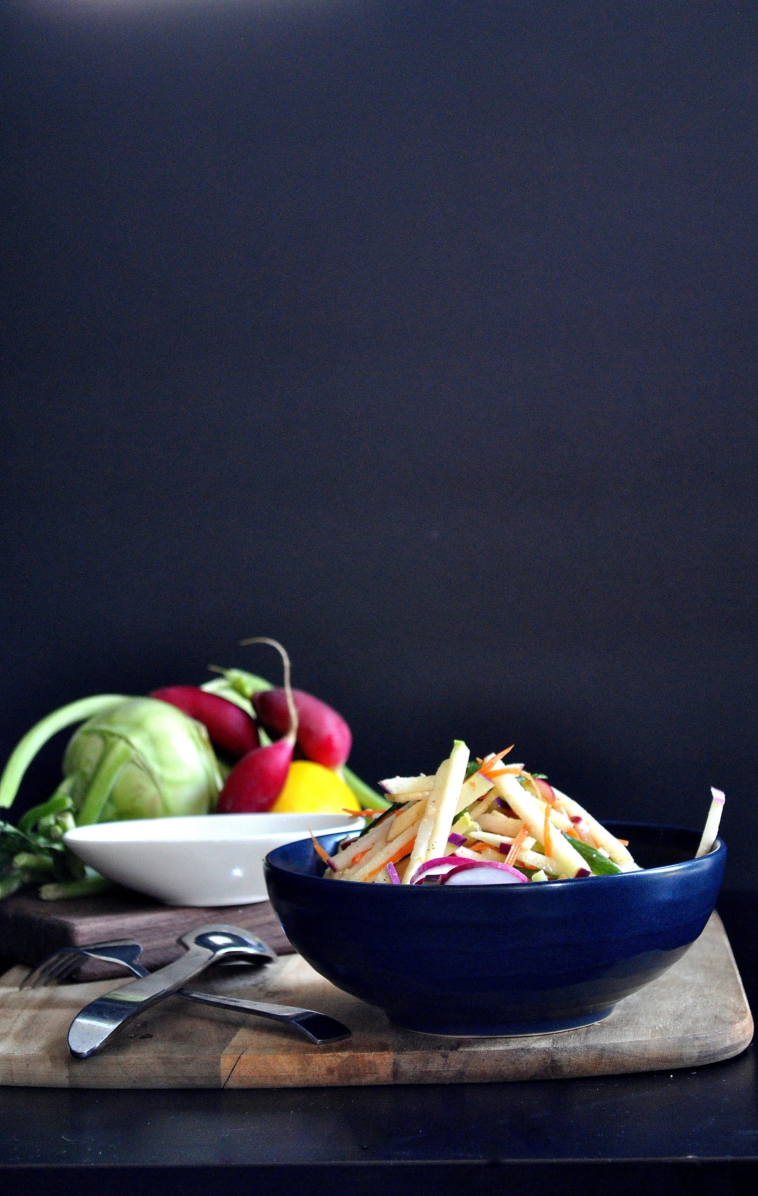 Apple and Kohlrabi Salad