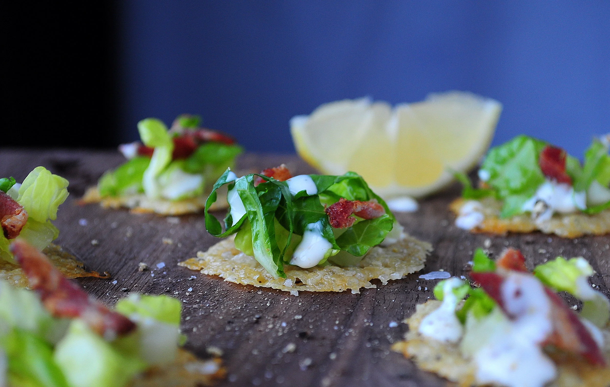 Caesar Salad Toasts
