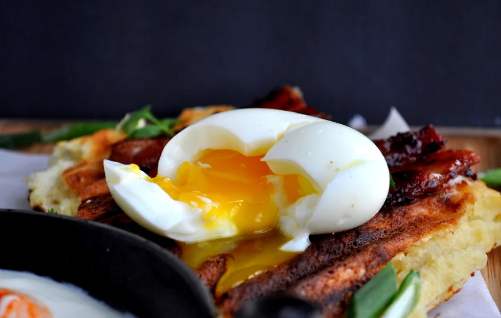 Eggs and Waffles by Food Well Said