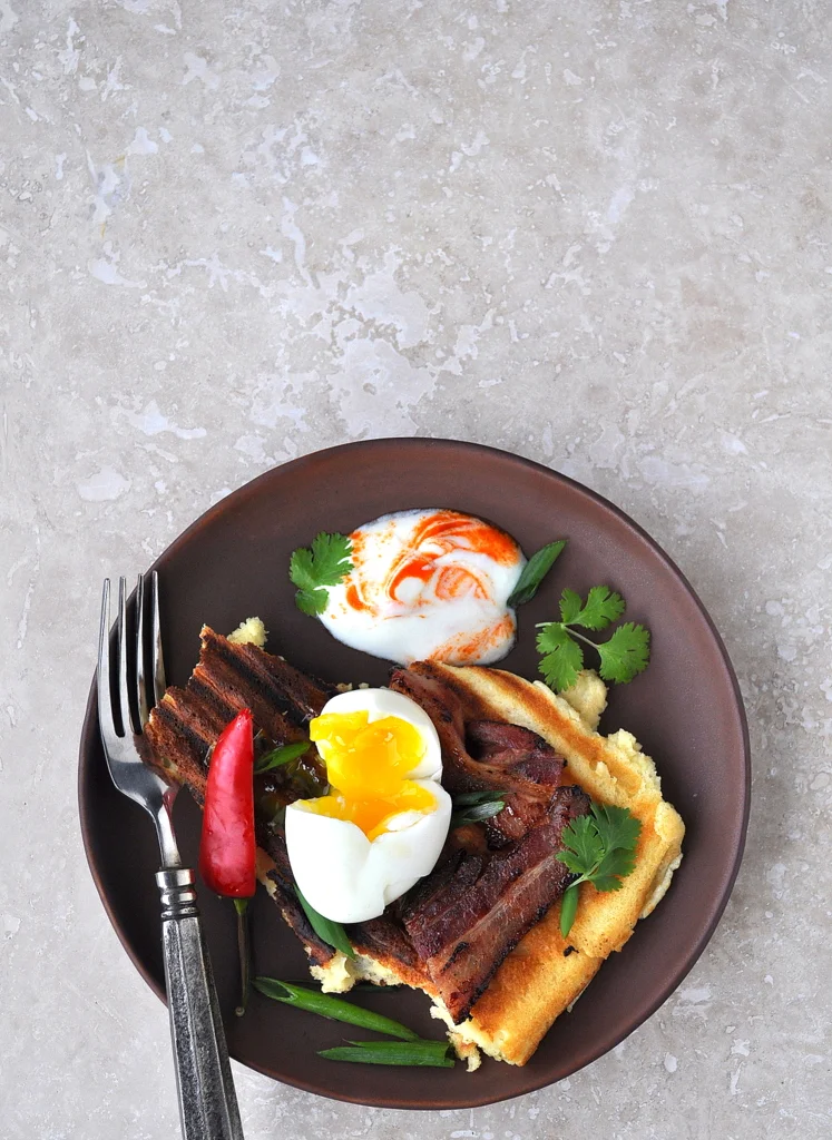 Eggs and Waffles by Food Well Said