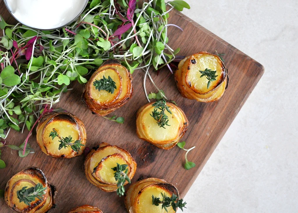 Little Potato Stacks by Food Well Said
