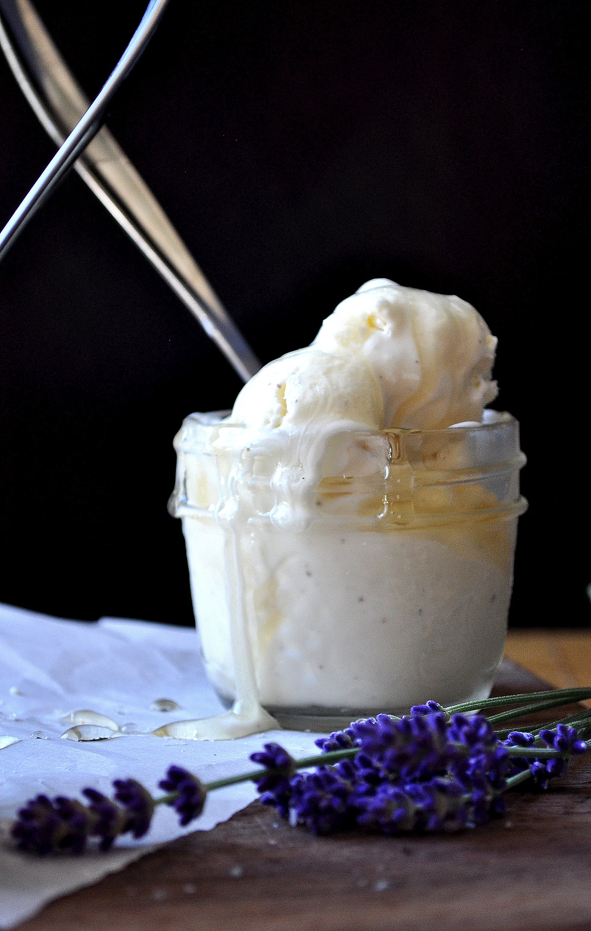 Salted Honey & Lavender Ice Cream | Food Well Said