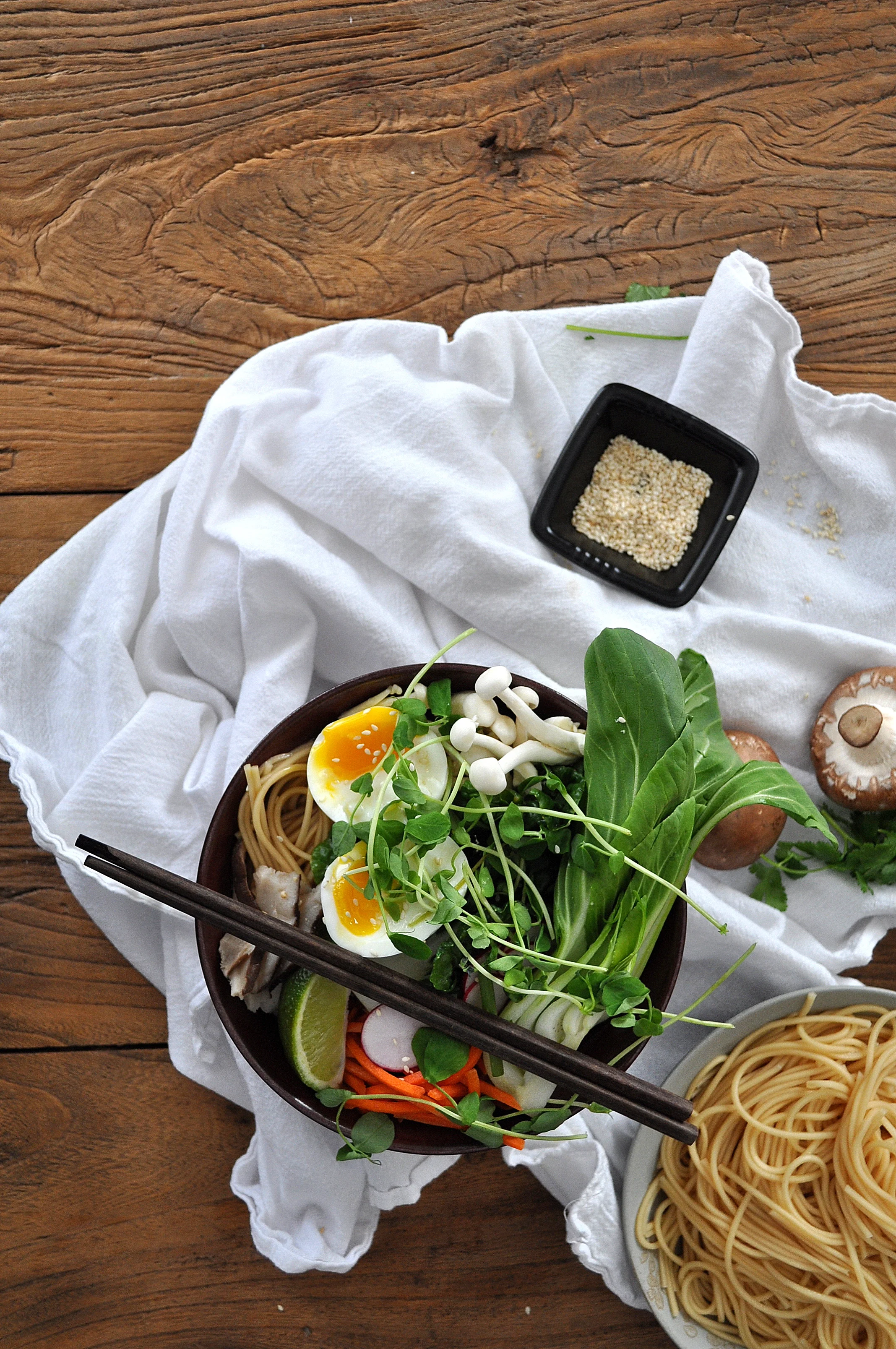 Mushroom Miso Ramen Soup by Food Well Said