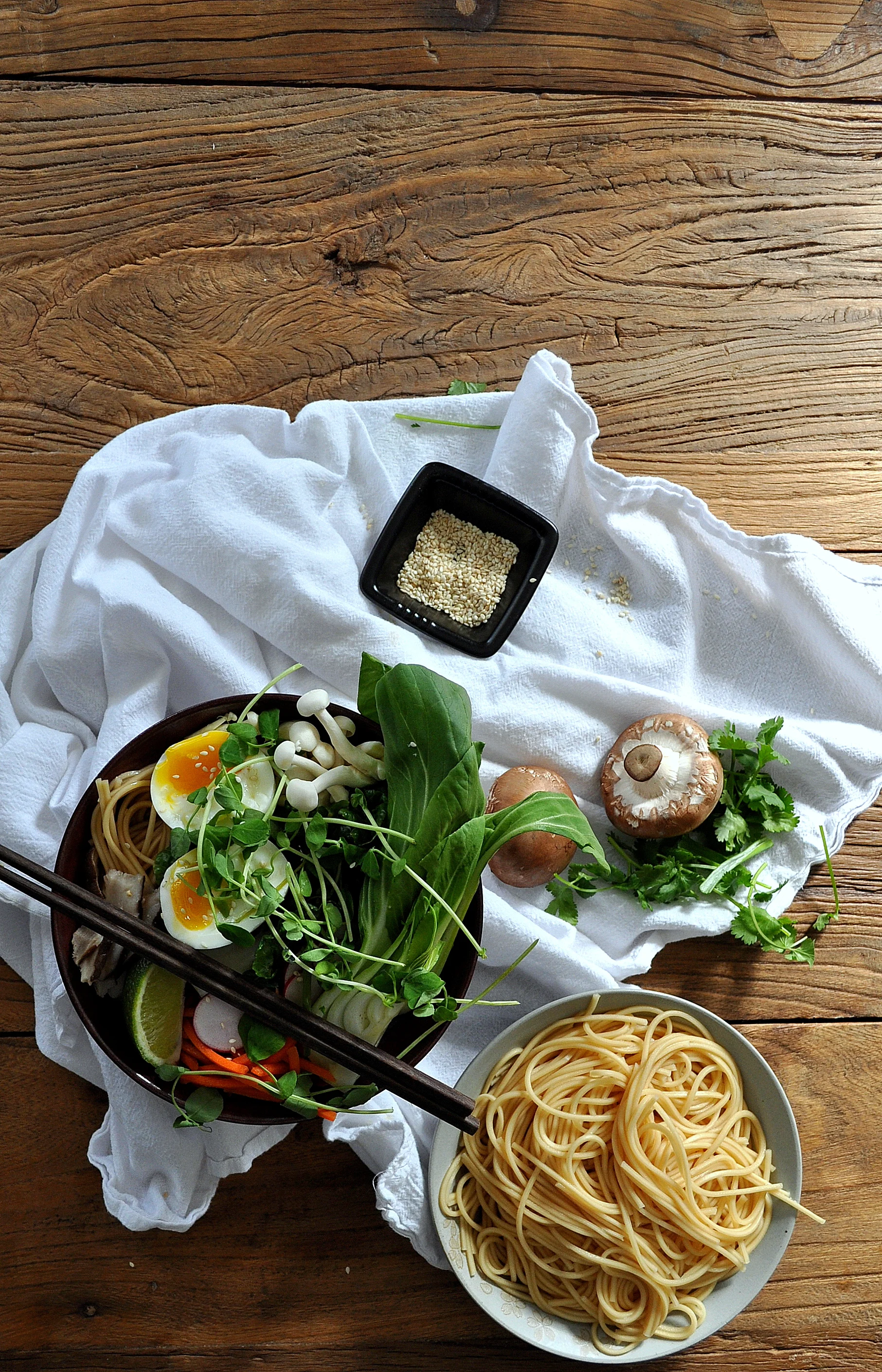 Mushroom Miso Ramen Soup by Food Well Said