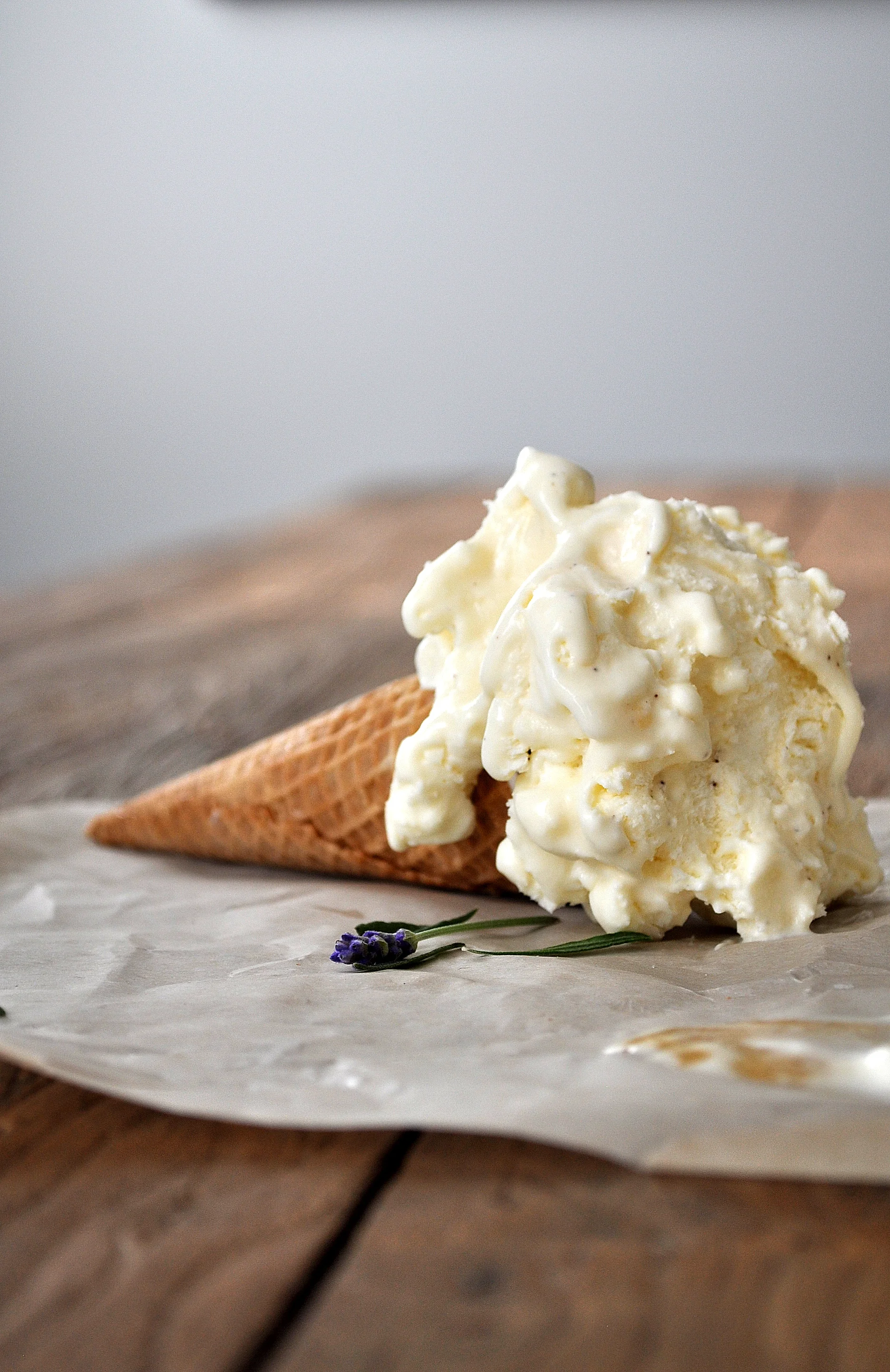 Salted Honey & Lavender Ice Cream | Food Well Said