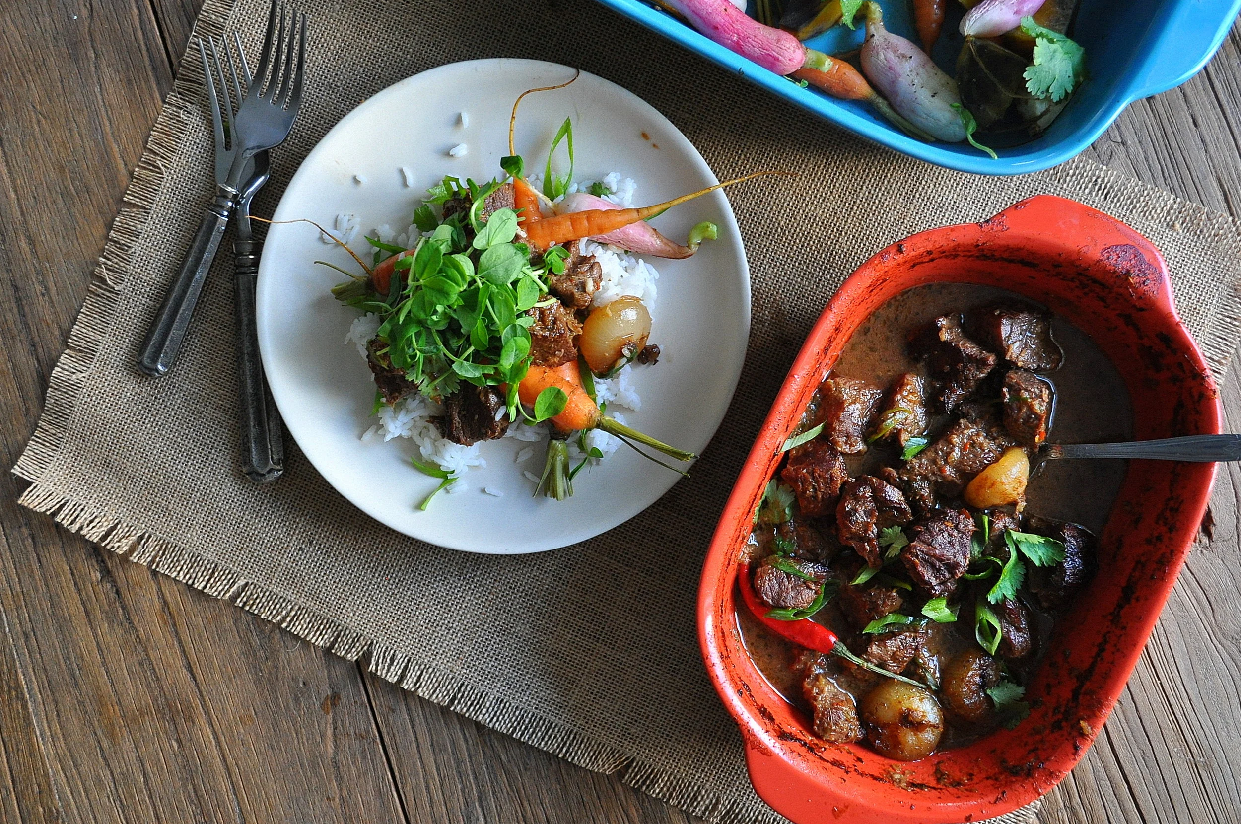 Lemongrass Beef Stew with Roasted Root VegetablesLemongrass Beef Stew with Roasted Root Vegetables