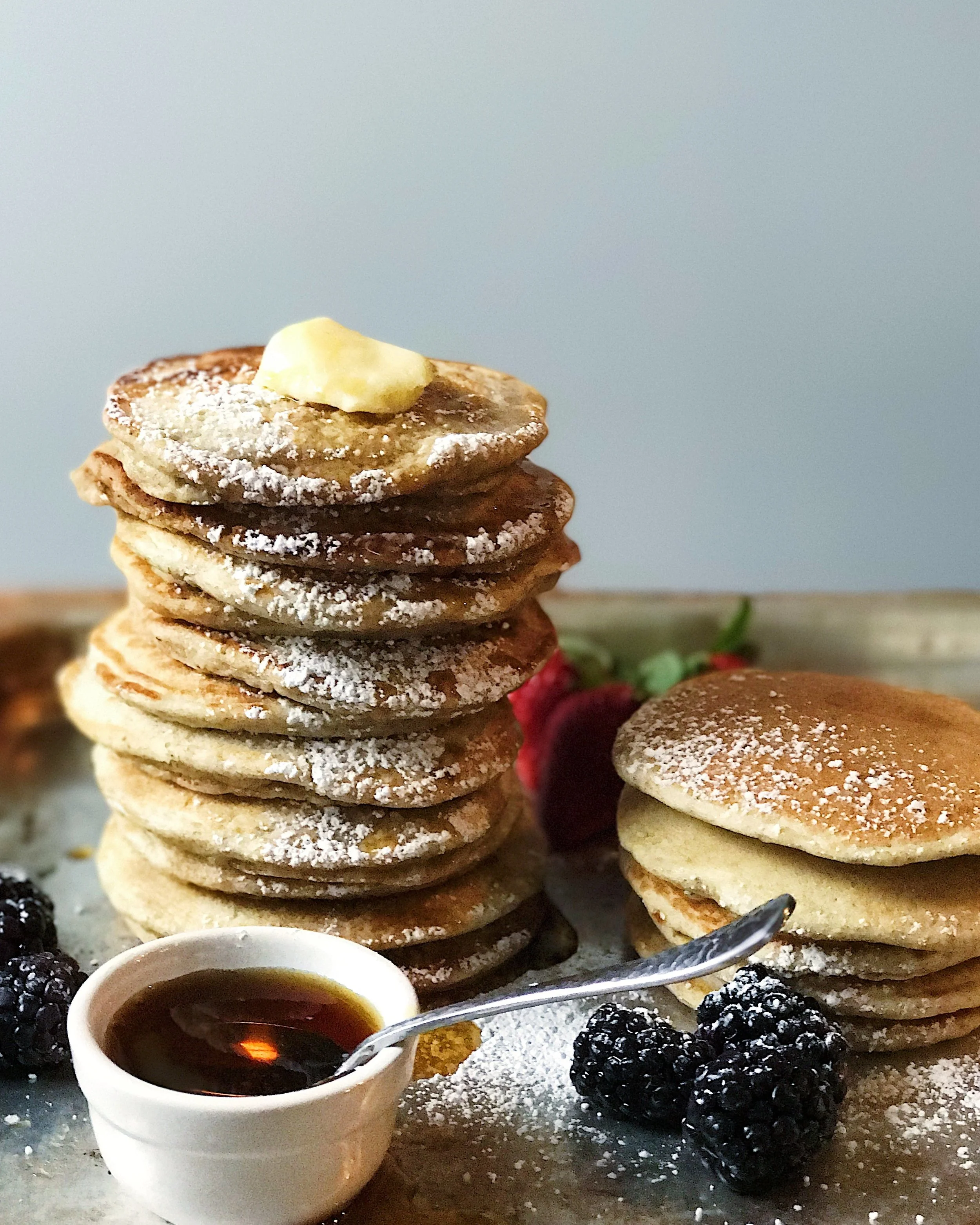 Stack of Pancakes with syrup