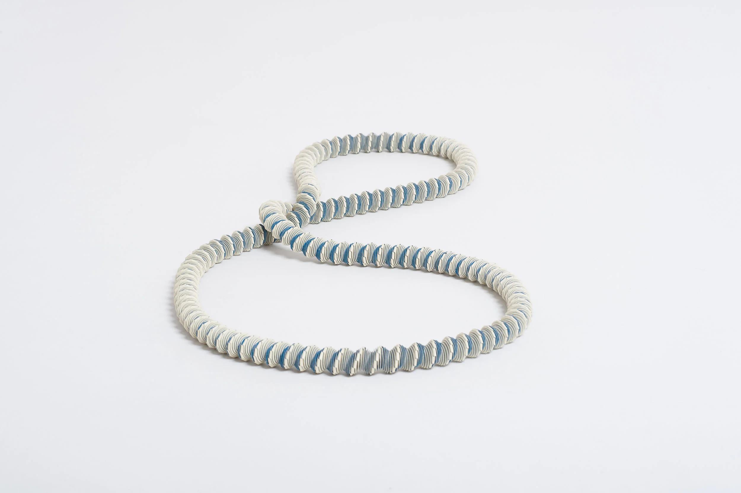   Twisted necklaces  — paper  length: 53-59 cm / section: 1.5 cm  c. 1999 