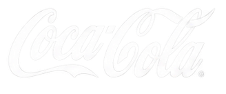 Coca-Cola logo in white script font.